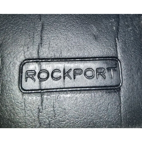 Mens Shoes-ROCKPORT-black faux leather \